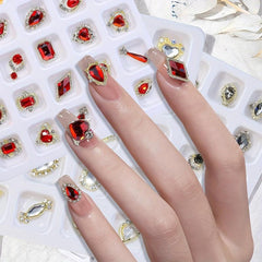 Nail Rhinestones & Charms Set for Salons or DIY