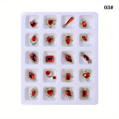 Nail Rhinestones & Charms Set for Salons or DIY