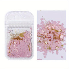 Cherry Blossoms Nail Art Sequins 3D Petal Nail Glitter Flakes