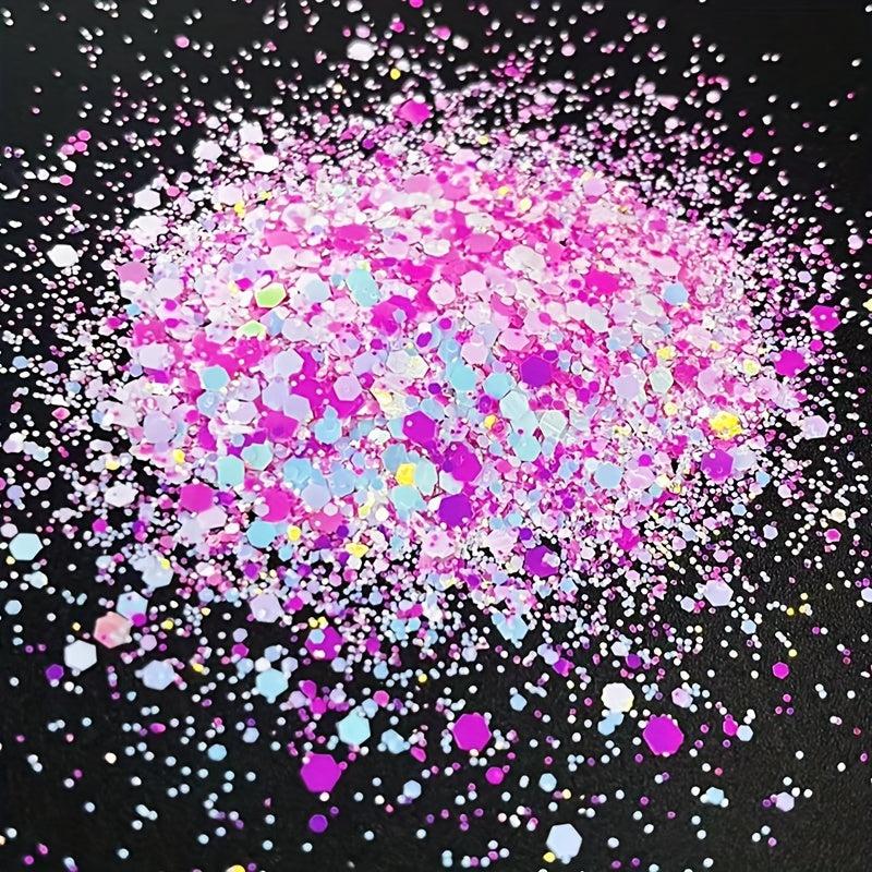 Chunky Nail Glitter Sequins Hexagon Flake Mix