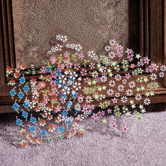 Colorful Flower Nail Art Stickers Self Adhesive Decals