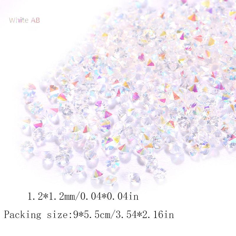 2mm Zircon Micro Conical Rhinestones 1440 Pcs