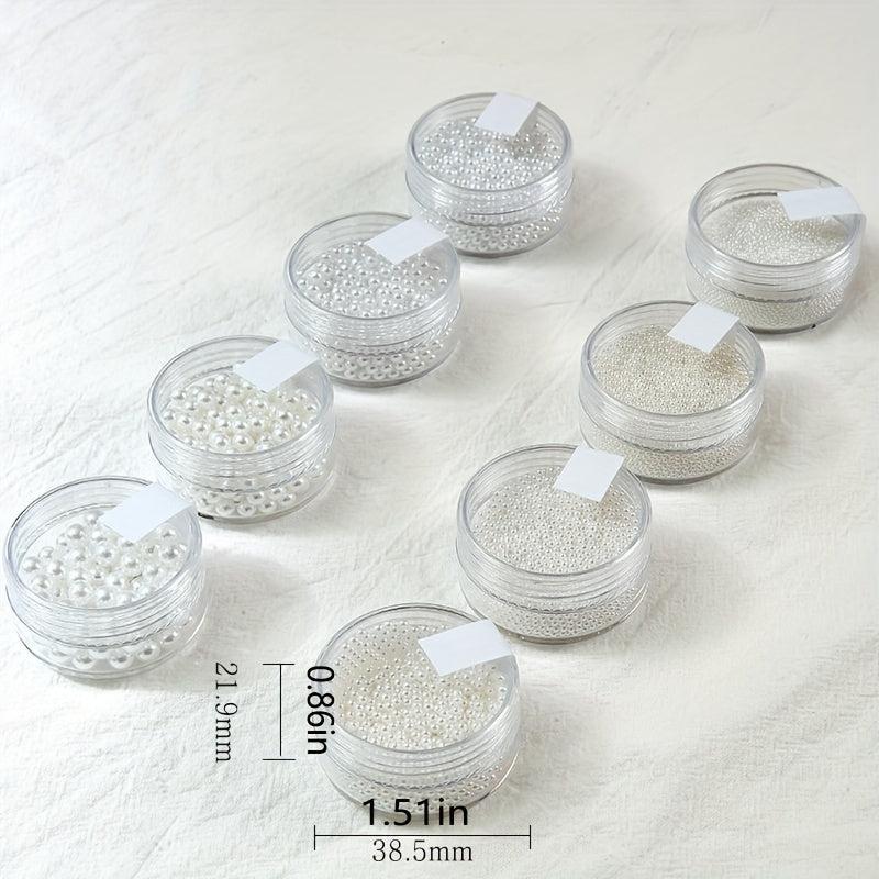 Artificial Pearl Set for DIY Manicures and Crafts