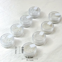 Artificial Pearl Set for DIY Manicures and Crafts