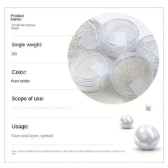 Artificial Pearl Set for DIY Manicures and Crafts