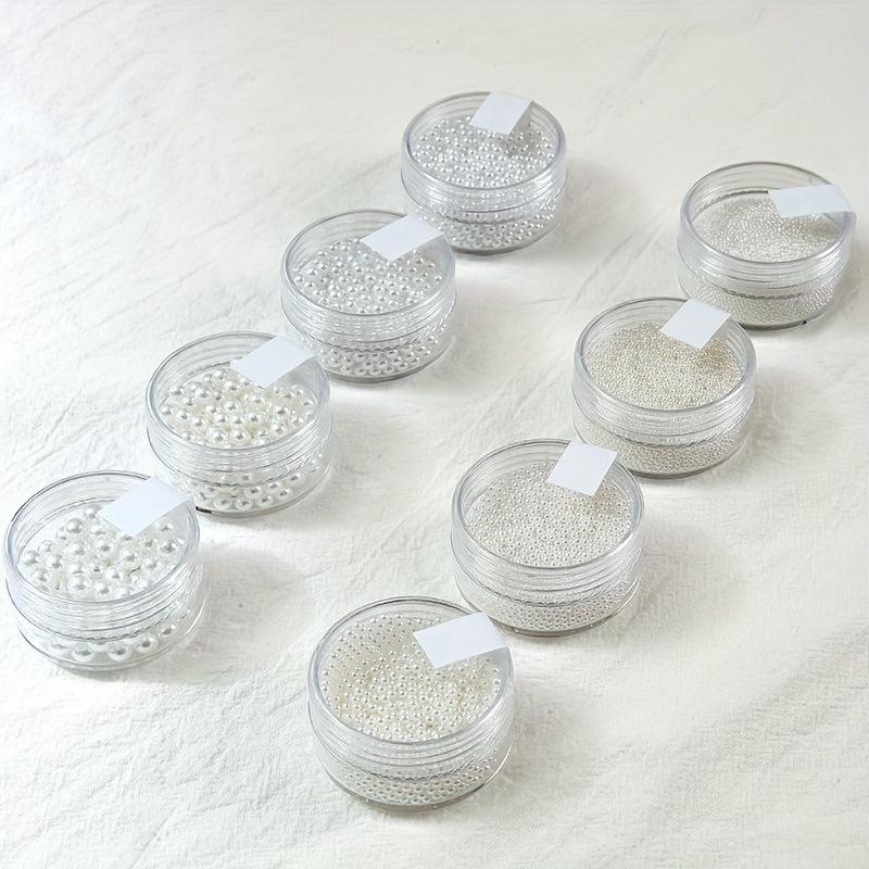Artificial Pearl Set for DIY Manicures and Crafts