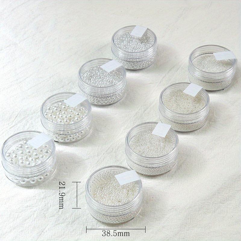 Artificial Pearl Set for DIY Manicures and Crafts