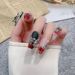 30pcs Halloween Skeleton Nails Charms DIY Decoration