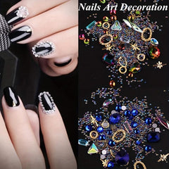 Transparent Glitter Rhinestone Nail Art Decoration