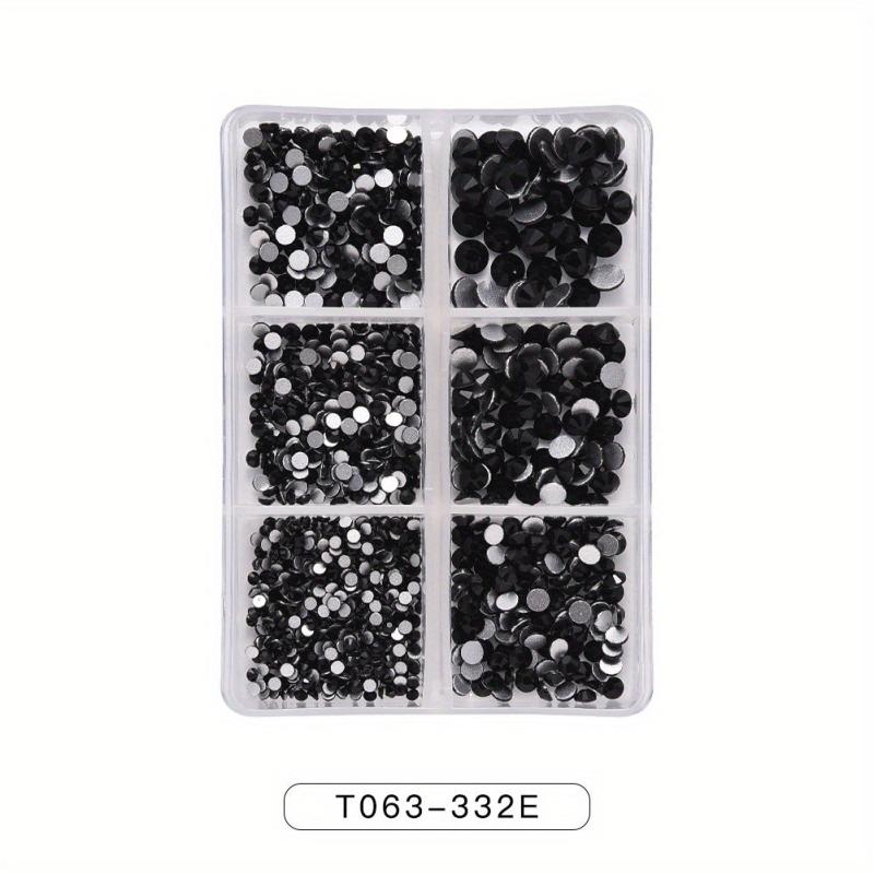AB Crystal Mixed Size Nail Rhinestones 3D Decoration