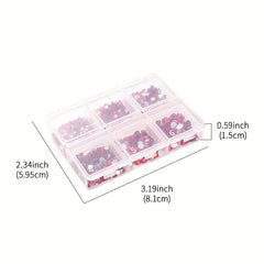 AB Crystal Mixed Size Nail Rhinestones 3D Decoration
