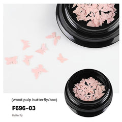 3D Resin Butterfly Nail Art Decor Mixed Shape DIY Manicure Supplies