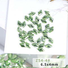10 pcs 3D Green Glass AB Crystal Rhinestones Kit DIY Craft Manicure
