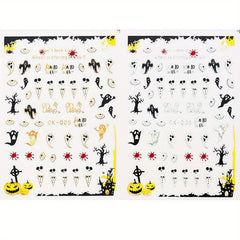 Spooky Halloween Nail Art Stickers