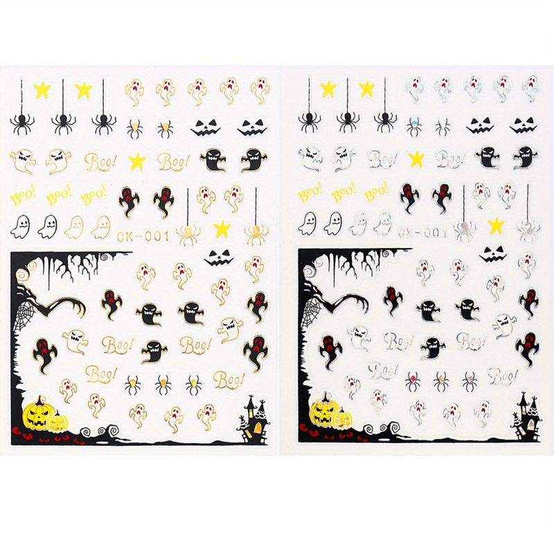 Spooky Halloween Nail Art Stickers