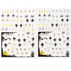Spooky Halloween Nail Art Stickers