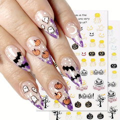 Spooky Halloween Nail Art Stickers