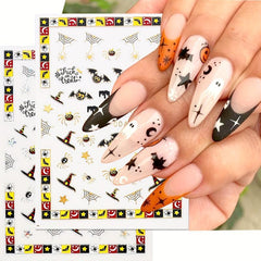 Spooky Halloween Nail Art Stickers