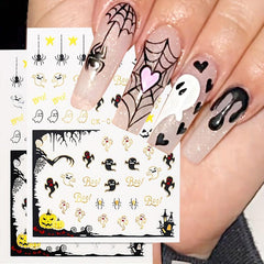 Spooky Halloween Nail Art Stickers