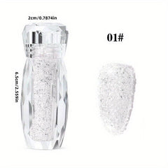 15g Clear Silver AB Nail Art Rhinestone Decorations 3D Micro Crystal Beads