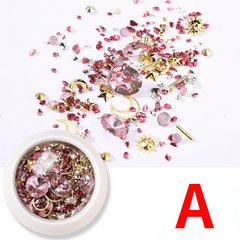 3D Mixed Colorful Rhinestones Nail Art Decorations