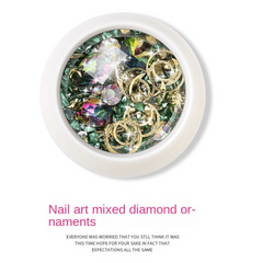 3D Mixed Colorful Rhinestones Nail Art Decorations