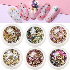 3D Mixed Colorful Rhinestones Nail Art Decorations