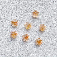 Glow-In-The-Dark Camellia 3D Resin Flower Nail Art Set