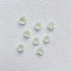 Glow-In-The-Dark Camellia 3D Resin Flower Nail Art Set