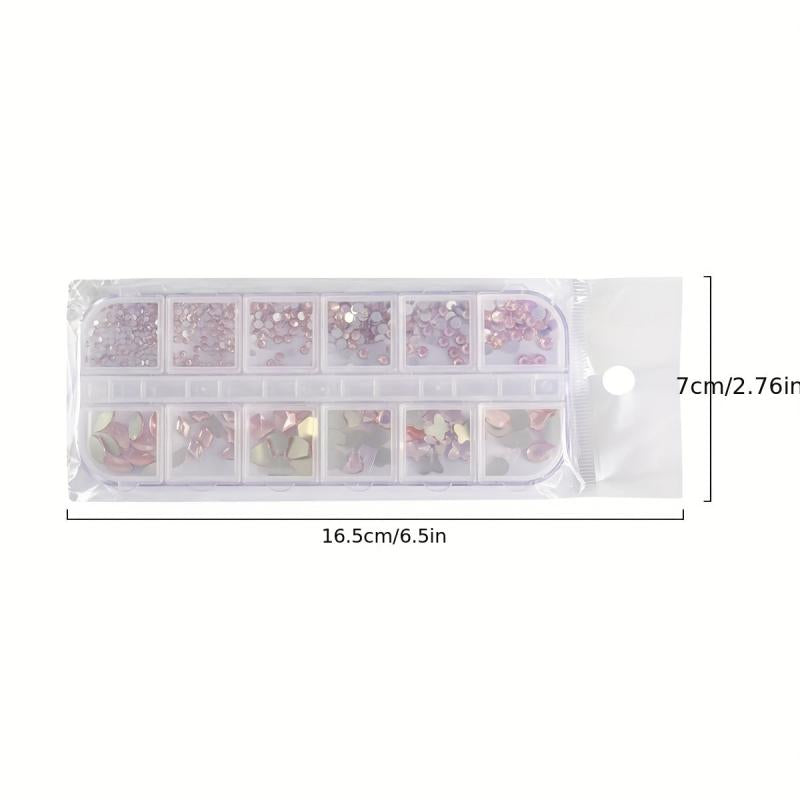 Nail Art Rhinestones Set with Tweezers and Drill Pens