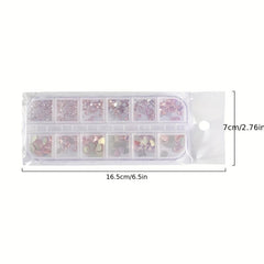 Nail Art Rhinestones Set with Tweezers and Drill Pens