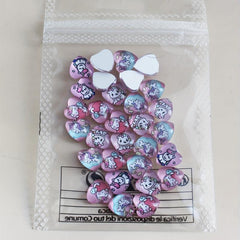 30pcs 3D Crystal Heart Nail Art Charms for Weddings and DIY Nail Art