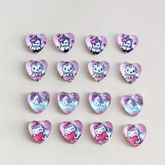 30pcs 3D Crystal Heart Nail Art Charms for Weddings and DIY Nail Art