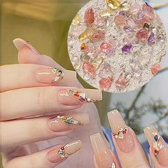 Colorful Seashell Crystals Nail Art Decoration