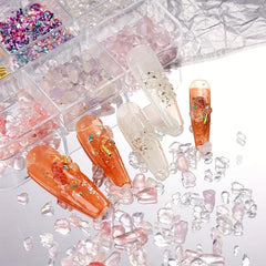 Colorful Seashell Crystals Nail Art Decoration