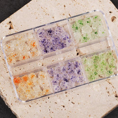 3D Aurora Camellia Nail Charms Acrylic Resin Flowers