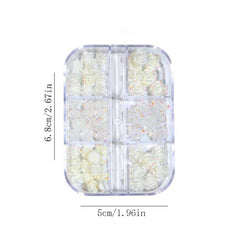 3D Aurora Camellia Nail Charms Acrylic Resin Flowers