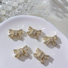 3D Diamond Bowknot Charms Nail Rhinestones DIY Nail Art Decorations