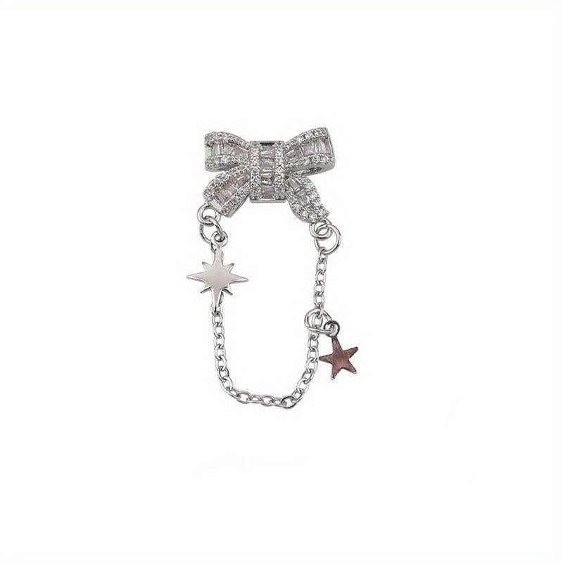 3D Diamond Bowknot Charms Nail Rhinestones DIY Nail Art Decorations