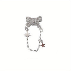 3D Diamond Bowknot Charms Nail Rhinestones DIY Nail Art Decorations