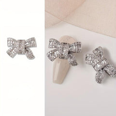 3D Diamond Bowknot Charms Nail Rhinestones DIY Nail Art Decorations