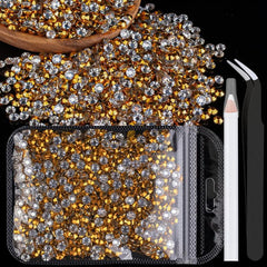4mm AB Resin Rhinestones Kit with Tweezers and Pencil
