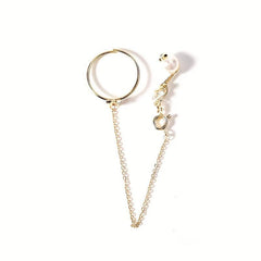 3D Diamond Charms Metal Nail Rhinestone Pendant Chain DIY Nail Decor