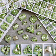 Nail Art Decorations Gem Rhinestones Green