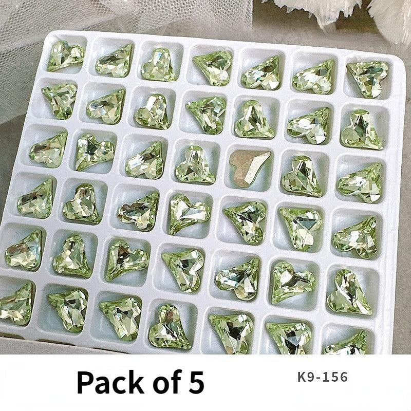 Nail Art Decorations Gem Rhinestones Green