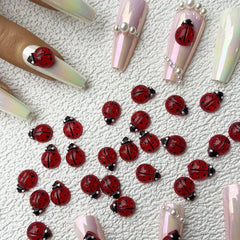 Resin Nail Art Charms 3D Flatback Shapes Mini 3D Nail Charms For DIY Nail Art