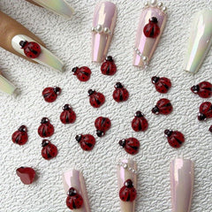 Resin Nail Art Charms 3D Flatback Shapes Mini 3D Nail Charms For DIY Nail Art