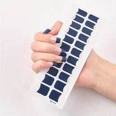 Glitter Self Adhesive Nail Polish Strips Manicure Decoration Kit for Women Girls