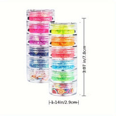 Glitter Fruit Candy Nail Art for Parties & Vacations