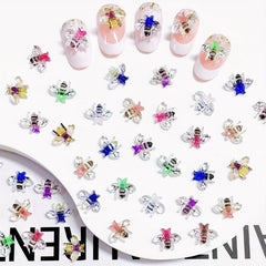 10pcs Bee Nail Art Charms Insect Nail Art Supplies for Women and Girls
